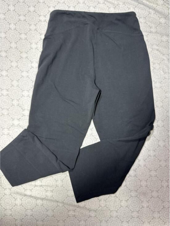 Teezher Pants - Teezher Black Mesh-Panel Active Leggings Size M